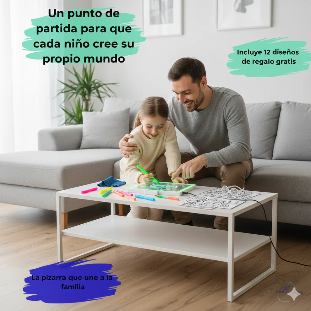 Mi Pizarra Led: Aleja a tus hijos de las pantallas, mejora su desarrollo y creatividad