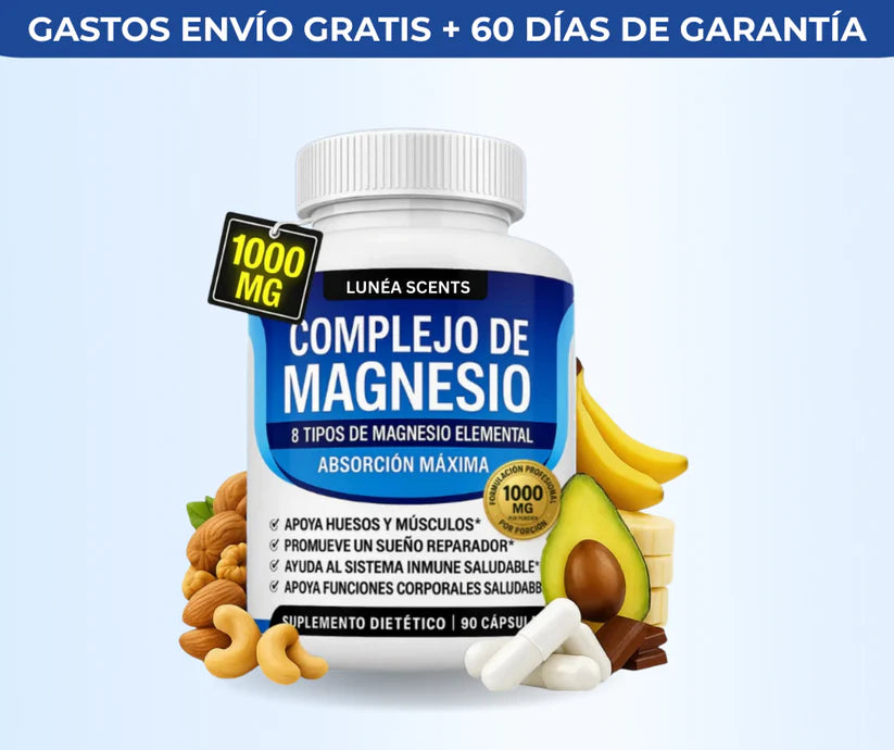 Magnesio Suplemento 8 Elemental 1000mg