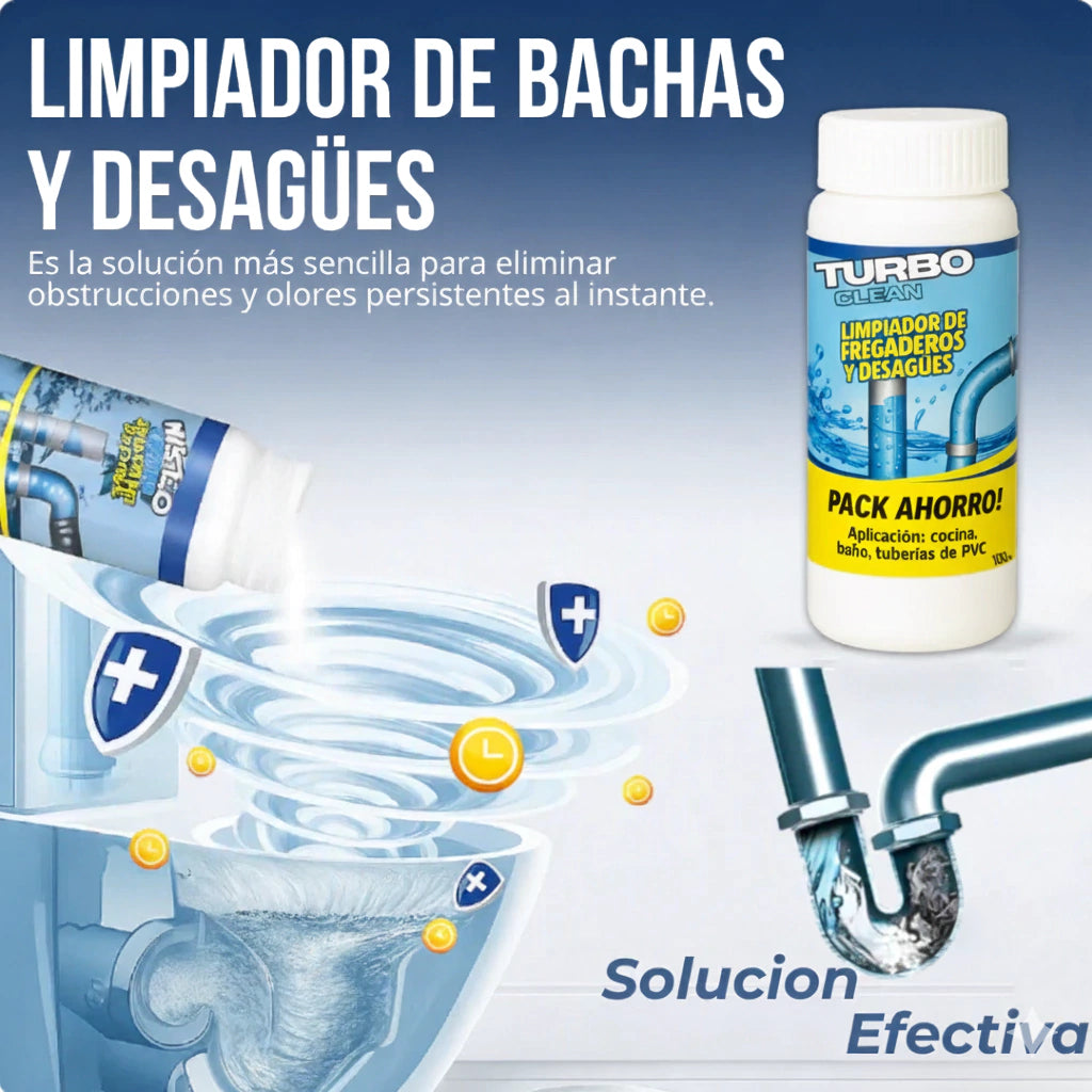 Polvo destapa cañerias