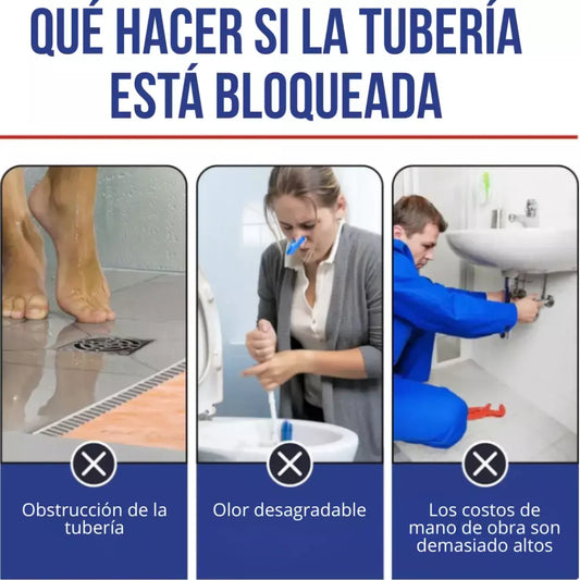 Polvo destapa cañerias